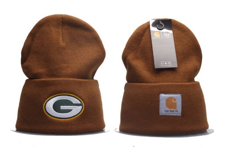 lot 39A image: Brand New Carhartt Green Bay Packers Embroidered NFL Football Beanie Adult Winter Hat I