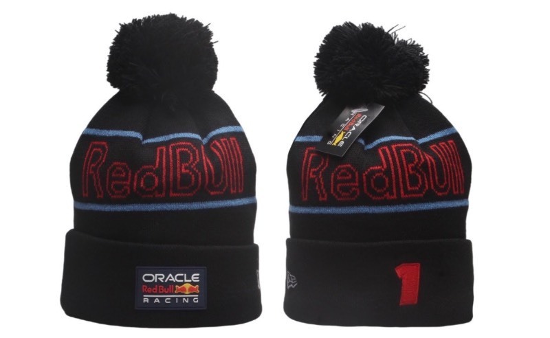 lot 2C image: Red Bull Oracle Racing New Era Beanie Hat, OSFM - Brand New I