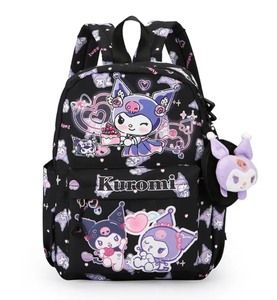 lot 16G image: Sanrio Kuromi Hello Kitty and Friends Backpack with Keychain Pouch - Brand New