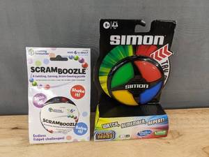 lot 268 image: Learning Resources Scramboozle &amp Hasbro Simon - Brand New&nbspT