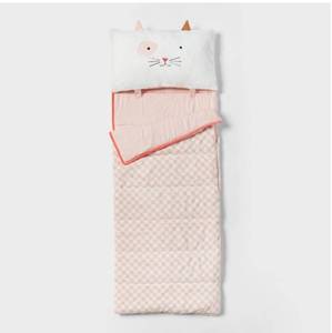 lot 172 image: Pillowfort Cat Convertible Sleeping Bag - 52 in x 69 in - Brand New