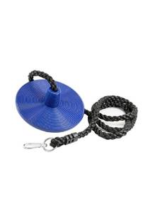 lot 216 image: SQUIRREL Tree Swing Disc BLUE with Leg Protector, 9.5 ft Rope - Brand New&nbspT