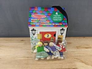 lot 222 image: Melissa &amp Doug Doorbell House with 4 Dolls - Brand New&nbspT