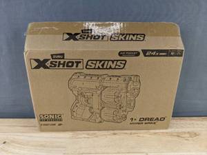 lot 231 image: ZURU X-SHOT SKINS Sonic DREAD Hyper Spike Blaster - Brand New&nbspT