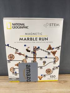 lot 232 image: National Geographic Magnetic Marble Run 150-Piece Set - $45.00 Retail - Brand New&nbspT