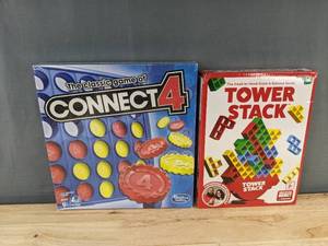 lot 233 image: Hasbro Gaming Connect 4 &amp Tower Stack - Brand New&nbspT