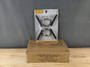 lot 155P image: CAP Olympic Spring Collar &amp BalanceFrom Weight Plate Holders - Brand New&nbspT