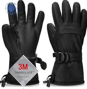 lot 338P image: Odtmger Mens 3M Ski Gloves Black XL - Brand New&nbspT
