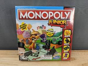 lot 288 image: Hasbro Monopoly Junior Board Game - Brand New&nbspT