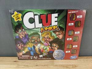 lot 344 image: Hasbro Clue Junior - The Case of the Broken Toy Board Game - Brand New&nbspT