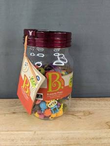 lot 349 image: B.toys B.eauty Pops Snap-Together Beads 275 Pieces - Brand New T