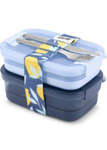 lot 300P image: Ello Lunch Stack 2-Pack Bento Box - Brand New&nbspT