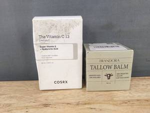 lot 299P image: COSRX The Vitamin C 13 Serum & FRANDORA Tallow Balm - Brand New