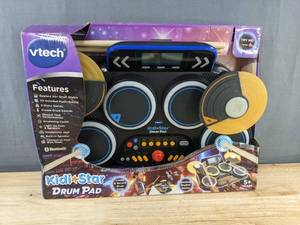 lot 399 image: VTech Kidi Star Drum Pad - 20 &amp Drum Styles, 35 Tracks, Bluetooth T