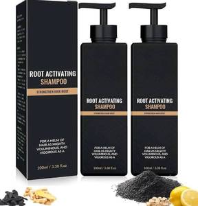 lot 499 image: eelhoe Root Activating Shampoo, Two 100ml Bottles - Brand New