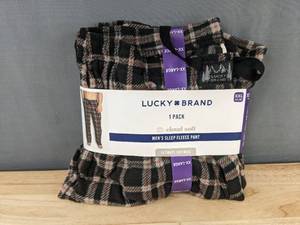lot 535 image: Lucky Brand Mens XXL Sleep Fleece Pants - Brand New