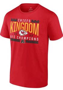 lot 94Q image: Kansas City Chiefs Kingdom Red Mens Size XXL NFL Football T-Shirt - Brand New