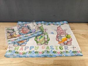 lot 564 image: Easter Gnome Valance 54 x 18 - 2-Pack - Brand New