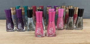 lot 68Q image: Resellers Dream Sally Hansen Insta-Dri Crystal Nail Polish, 26 Bottles in 13 Colors - Brand New