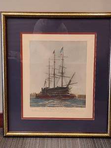 lot 23 image: Harold Wyllie The Last Journey of Victory 1922 Framed Print