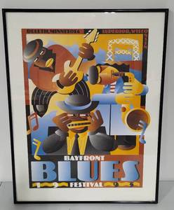 lot 35 image: 1995 Bayfront Festival Framed Poster