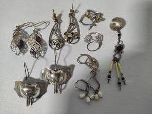 lot 70 image: Lot of Sterling925 Earrings & Ear Cuff