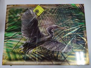 lot 90 image: 3-D Heron Metal Interactive Art