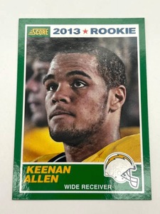 lot 27 image: 2013 Score Keenan Allen #384 Rookie Card (NM-MT)