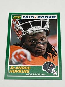 lot 26 image: 2013 Score DeAndre Hopkins #356 Rookie Card (NM-MT)