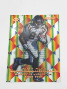 lot 28 image: 2000 Collectors Edge Supreme Randy Moss #ET15 Preview Card (NM-MT)