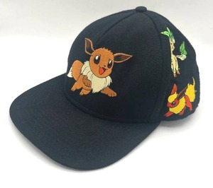 lot 47 image: Pokemon Snapback Hat - Eevee Friends 2016 Embroidered Logos