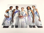 Minnesota Lynx Autographed 8x10 - Maya Moore, Rebekkah Brunson, Lindsay Whalen, Seimone Augustus, and Janel McCarville