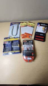 lot 6 image: USB Light, Irwin Impact Bit Set, Geek Squad Network Cable, and More