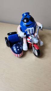 lot 21 image: M&Ms Motorcycle and Sidecar Candy Dispenser