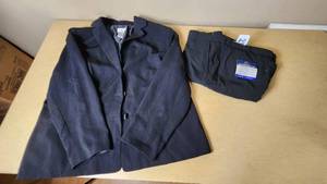 lot 55 image: George Performance Dress Pant Size 40x30 and Villager Womens jacket by Liz Claiborne Size 22W