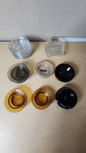 lot 77 image: Lot of Vintage Ashtrays including Desert Inn, Las Vegas Hilton, and Holiday Inn