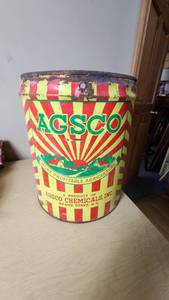 lot 105 image: AG-SCO 400 Herbicide Tin Canister