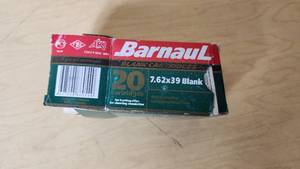lot 122 image: Barnaul 7.62x39 Blank Cartridges