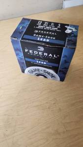 lot 130 image: Federal 12 Gauge 2 34 Inch Heavy Field Load Ammunition Box 2 34 inch shell size, 5 Shot