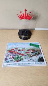 lot 136 image: Exportbrauerei Justus Hildebrand Pfungstadt Metal Sign and Budweiser Select Display