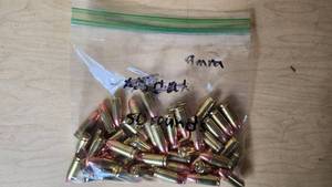 lot 140 image: Lot of 50 Rounds of 9mm