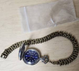 lot 193 image: Details Quartz Pocket Watch with Chain