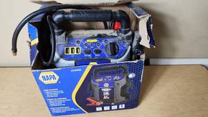 lot 223 image: NAPA JS1000AC Jump Starter with Air Compressor and USB Power - Untested