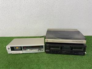 Technics Electronics RS-B14 Cassette Deck, SL-DL5 Turntable & RSTr157 Double Cassette Deck