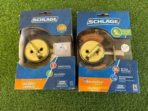 2 New Schlage Deadbolts
