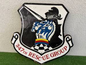 347th Rescue Group Sign 24 Tall