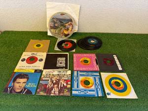 45 RPM Records - Johnny Cash, Beach Boys, Ricky Nelson, Arctic Cat