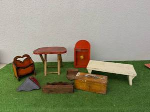 Vintage Wood Items Lot