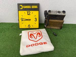 Cargill Seeds Clock, Craig CB Radio & Dodge Seat Cushion