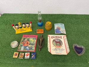 Mixed Collectibles - Matchbooks, Climax Mills Bag, BARber Shop Quartet